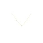Collier or jaune yolanda perles de culture