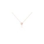 Collier ottavia argent rose oxyde de zirconium
