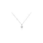 Collier pascalin argent blanc oxyde de zirconium