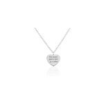 Collier argent blanc patie