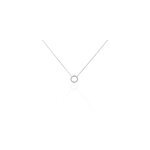 Collier peytone argent blanc