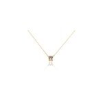 Collier plaqu or jaune nilay oxyde de zirconium