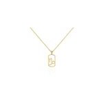 Collier plaqu or prospero