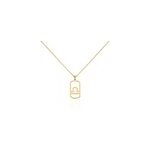 Collier plaqu or prospero