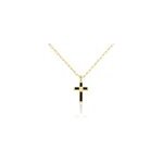 Collier plaqu or quadratu