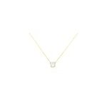 Collier ponama or jaune oxyde de zirconium