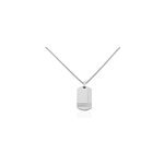 Collier quadrillage acier blanc Collier quadrillage acier blanc