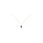 Collier rhodolite fever or jaune rhodolite