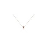 Collier rio copacabana argent rose oxyde de zirconium