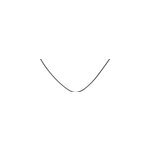 Collier ireneeae argent blanc