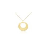 Collier sautoir acier dor rohan