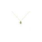 Collier shahara or jaune emeraude