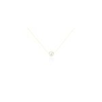 Collier sissy or jaune perle de culture