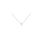 Collier soho argent blanc