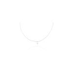 Collier stella - rose or jaune perle de culture