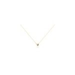 Collier tameka or bicolore saphir diamant