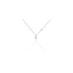 Collier theoline argent blanc oxyde de zirconium