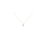 Collier v�ronick or jaune diamant