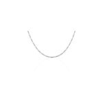Collier vivian argent blanc