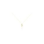 Collier wandula or jaune perle de culture et diamant