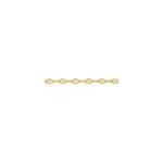 Collier william plaqu or jaune