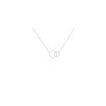 Collier yalaz argent blanc oxyde de zirconium