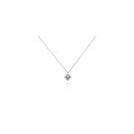 Collier ysambre argent blanc oxyde de zirconium