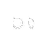Cr�oles argent blanc jukka