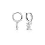Cr�oles argent blanc karitate oxydes de zirconium