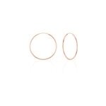 Creoles argent rose olympia