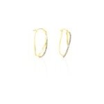Croles domitilla or jaune strass
