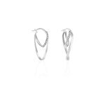 Croles luna or blanc strass