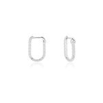 Croles oria argent blanc oxyde de zirconium