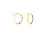 Croles sandrine or jaune strass