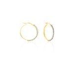 Croles sandrine or jaune strass