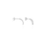 Croles sophie rondes argent blanc oxyde de zirconium