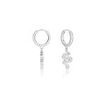 Croles ysee argent blanc oxyde de zirconium
