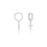 Croles ysee argent blanc oxyde de zirconium