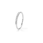Demi - alliance hera platine blanc diamant