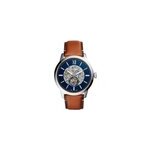 Montre fossil townsman auto bleu