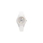 Montre o watch fluffy blanc