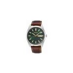 Montre seiko classique vert fonc