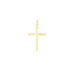 Pendentif alyssa croix or jaune