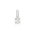 Pendentif aphrodite or blanc diamant