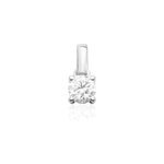 Pendentif aphrodite or blanc diamant