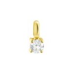 Pendentif aphrodite or jaune diamant
