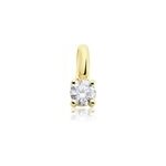 Pendentif aphrodite or jaune diamant