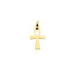Pendentif basilissa croix de vie or jaune