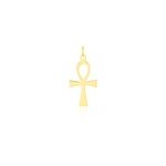 Pendentif basilissa croix de vie or jaune