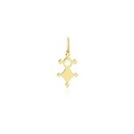 Pendentif cobeia croix du sud or jaune